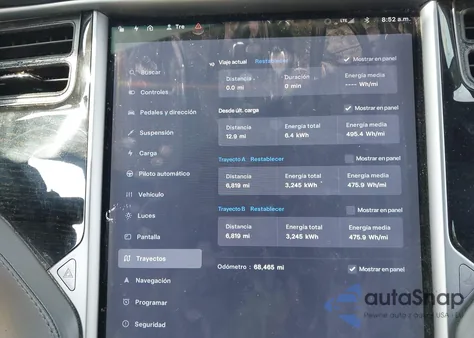 2018 Tesla Model S 100D/75D/P100D z USA, uszkodzony, nr VIN 5YJSA1E28JF254502